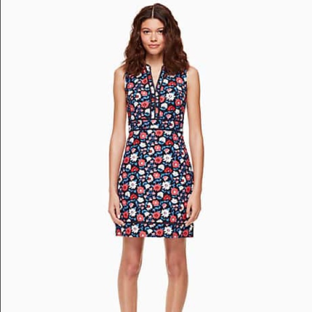 Kate spade shore thing daisy jacquard sheath dress